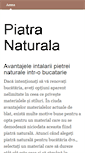 Mobile Screenshot of piatranaturala.org.ro